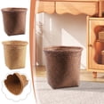 thumbnail image 1 of Fiudx Cesta de Algas Naranja, Multiusos, Gran Capacidad para Ropa y Juguetes, Tejida con Hierba Natural, Decoración de Interiores, Diseño Práctico y Portátil, 35 X 35 Cm, 1 of 5