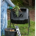 thumbnail image 4 of Koolscapes Dual Chamber Tumbling Composter 42 Gal (160L), Black, 4 of 14
