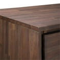 thumbnail image 4 of Simpli Home Lowry Armoire de Rangement Moyenne en Brun Charbon, 4 of 5