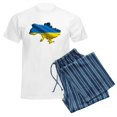 thumbnail image 6 of CafePress - Ukraine Pride Love Ukrainian Flag Pajamas - Men's Light Loose Fit Cotton Pajama Set, 6 of 7