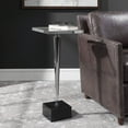 thumbnail image 5 of Uttermost Campeiro Stainless Steel and Marble Drink Table in Polished Nickel, 5 of 5
