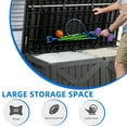 thumbnail image 5 of Dextrus Outdoor 120 Gallon Resin Deck Box, Dark Gray, 5 of 5