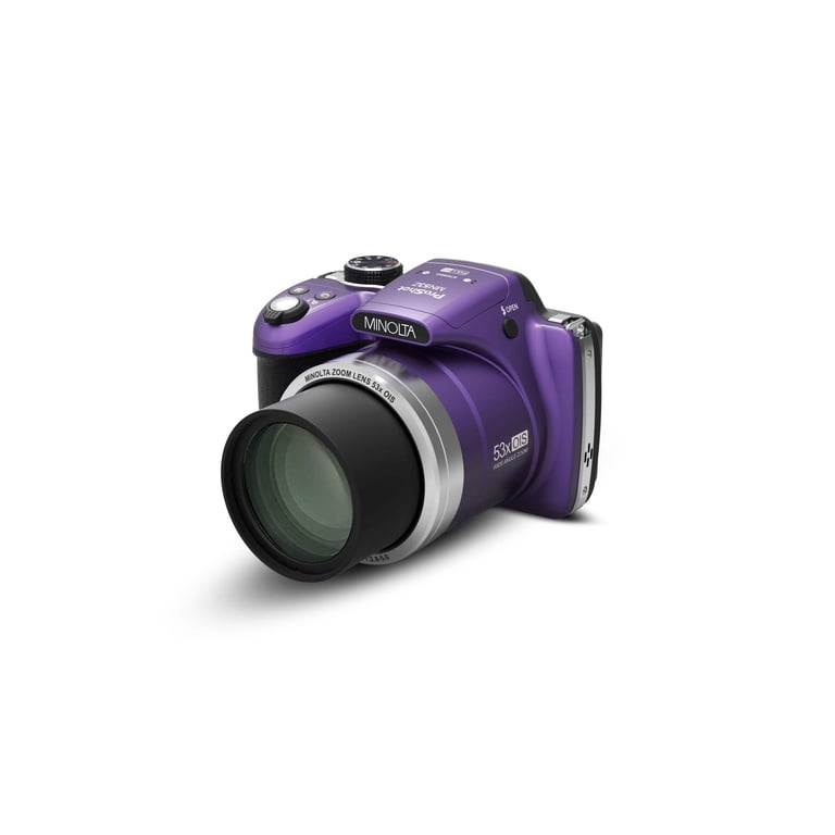 Minolta MN53Z-P 16.0-Megapixel 53x Zoom Bridge Camera (Purple