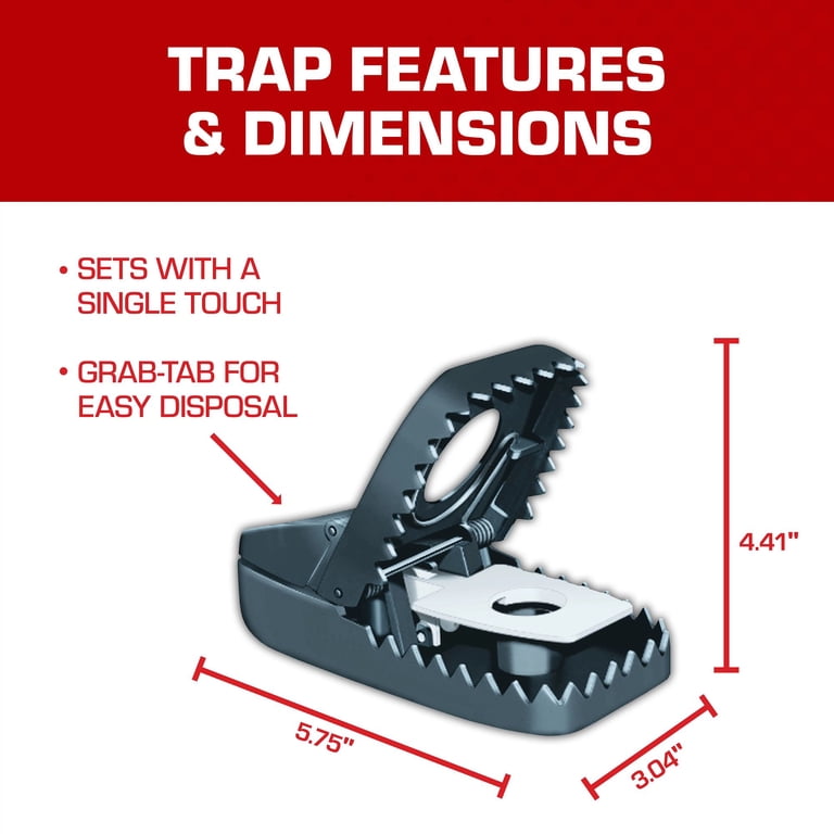 Tomcat Secure-Kill Rat Trap, Single-Touch Design photo 6