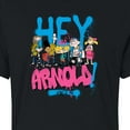 thumbnail image 3 of Hey Arnold! - Arnold Spray Paint 96 - Juniors Cropped Cotton Blend T-Shirt, 3 of 5