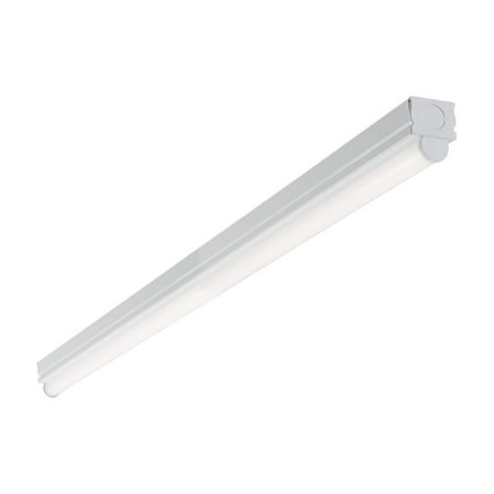 Metalux 4 ft. 1-Light Linear White Integrated LED Ceiling Strip Light with 2100 Lumens, 4000K