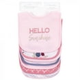 thumbnail image 2 of Little Treasure Baby Girl Cotton Bibs, Hello Sunshine, One Size, 2 of 2