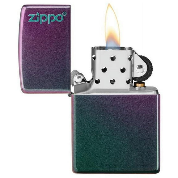 Zippo Iridescent Zippo Logo Pocket Lighter