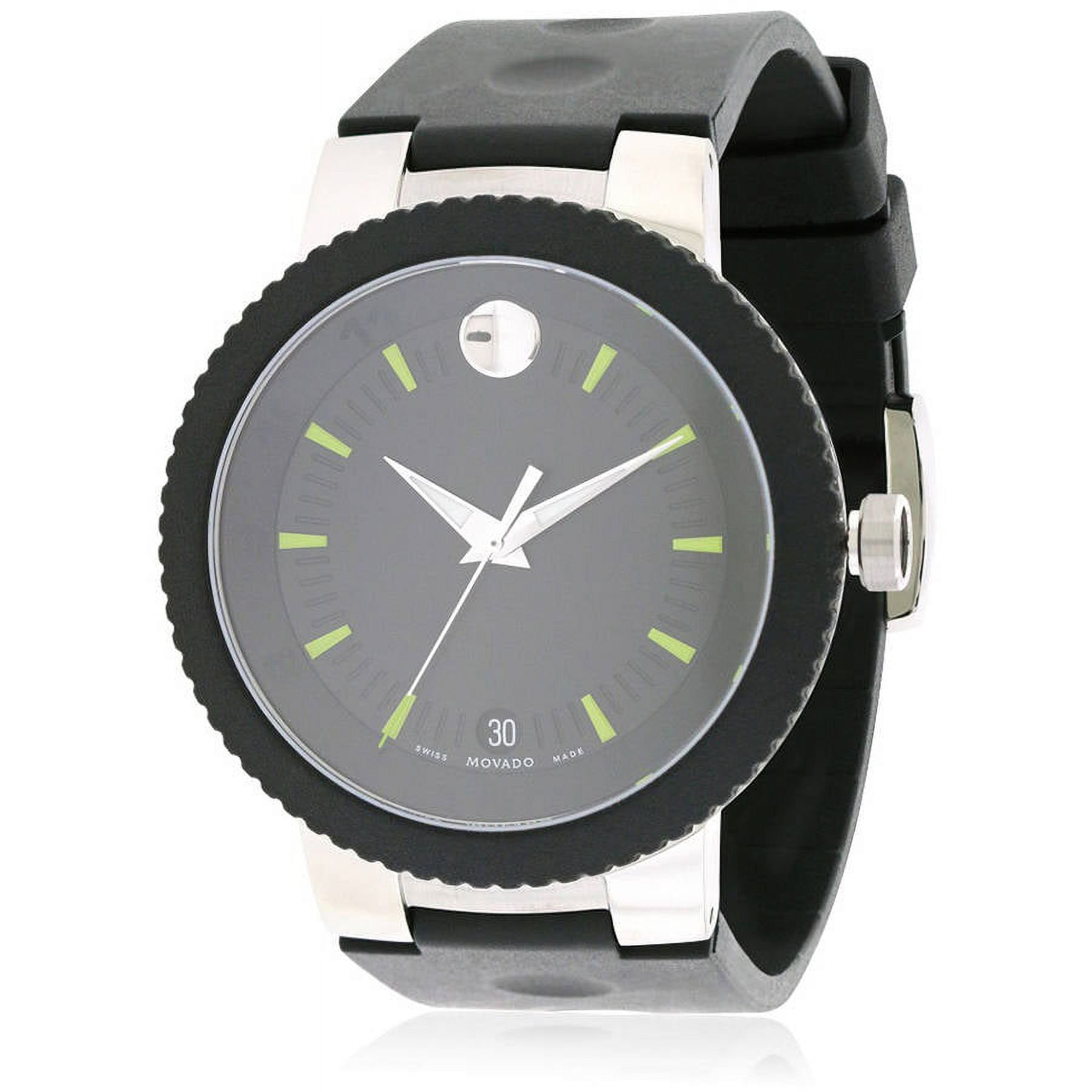 Movado Sport Edge Rubber Mens Watch 0606928