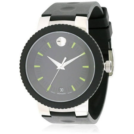 Movado Sport Edge Rubber Mens Watch 0606928