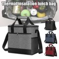 thumbnail image 2 of IKemiter Portable Waterproof Large Capacity Multifunctional Insulated Lunch Bag for Home Camping Picnic New, 2 of 7
