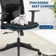 thumbnail image 4 of Yeshouse Silla de oficina ejecutiva de malla, diseño ergonómico de respaldo alto con reposabrazos 4D, ajuste lumbar y de reposacabezas, asiento deslizante, bloqueo de inclinación para oficina en casa, 4 of 8