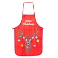 thumbnail image 1 of JeashCHAT Christmas Decorations Indoor Christmas Ornaments Printed Christmas apron washable Christmas bar restaurant waiter decoration, 1 of 1