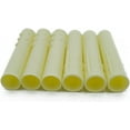 Cream Fiber Drip Candelabra Base 4 Inch Candle Covers (Set of six