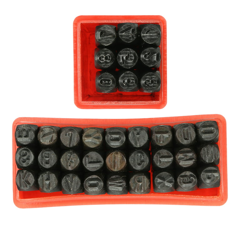 3mm Steel Punch Alphabet Letter Number Leather Stamper Set
