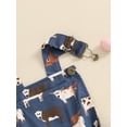 thumbnail image 7 of Suealasg Children's Little Girl Bodysuit Sleeveless Cow/Chicken Printed Strappy Romper Shorts 1T 2T 3T 4T 5T 6T Toddler Summer Farmwear Clothes, 7 of 7
