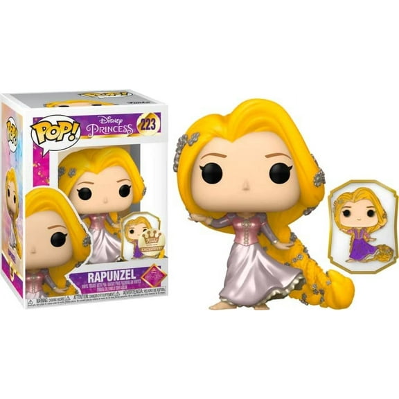 Funko Pop! Disney Ultimate Princess #223 - Rapunzel (Gold) with Pin & Protector