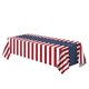 thumbnail image 2 of Mantel, funda de mesa, patrón de bandera patriótica, poliéster impermeable rectangular 55 x 78,7 pulgadas, decoración reutilizable para picnic del Día de la Independencia, 2 of 6