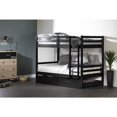 thumbnail image 6 of Fakto Bunk Beds and Rolling Drawers Set Matte Black South Shore, 6 of 6