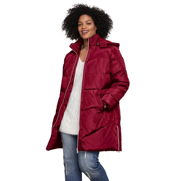 women's plus size puffer coats on sale