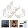 thumbnail image 3 of Soporte acrílico para auriculares Yotijar 4 piezas universal con cinta adhesiva fuerte blanco, 3 of 10