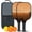 Black-3, variant on Pickleball Paddles Set Of 2, Fiberglass Surface, West & Cowboy Print, 4 Balls & Bag