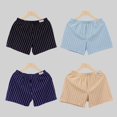 thumbnail image 2 of Mens Arrow Pants Cotton Home Pants Beach Pants Stripes Basic Simple Comfortable Elastic Waistband Button Mens Boxer Hombre, 2 of 10