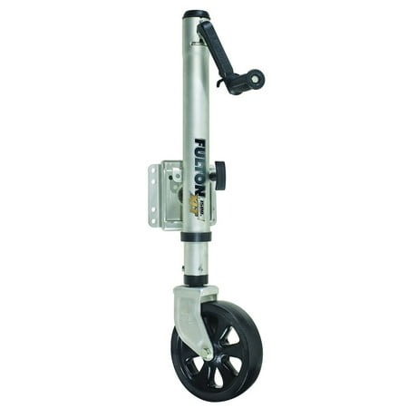 Fulton 141133 XLT Jack 1,500 Pound Swing Away Bolt On Marine and Recreational Trailer Tongue Jack with Integrated Wheel