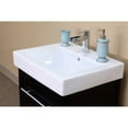 Homestock African Artistry Single Wall Mount Style Sink VanityWood