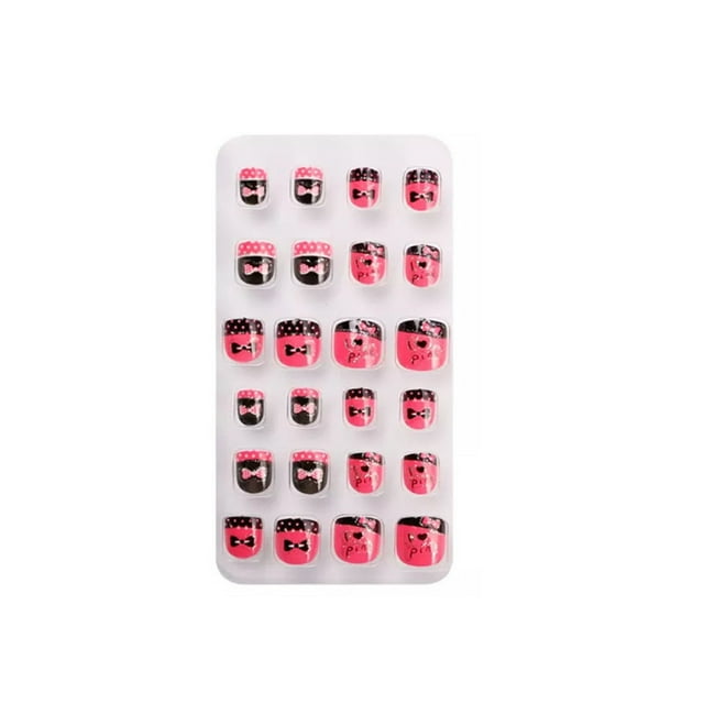 1 Juego de envolturas navideñas para uñas, prensa en las uñas para niños, calcomanías artísticas para los dedos de los pies, herramienta de Pinceles de maquillaje y herramientas PNT-16-11 Qarigey CE011468-11