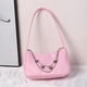 thumbnail image 5 of Moda mujer mariposa cadena PU axila bolso pequeño bolsos (rosa claro) Likrtyny Para estrenar, 5 of 8