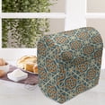 thumbnail image 4 of Orient Lounger Chair Bag, Style Flower Arrangement Daffodils Old Framework Print, High Capacity Storage with Handle Container, Lounger Size, Teal Orange, by Ambesonne, 4 of 5