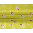 thumbnail image 4 of oneOone Velvet Yellow Fabric Merry Christmas Dress Material Fabric Print Fabric By The Yard 58 Inch Wide, 4 of 5
