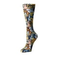 thumbnail image 1 of Cutieful Women's Therapeutic Graduated 8-15 mmHg Compression Socks, Dapper Dogs, Shoe Sizes 5-11, 1 of 3