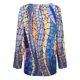 thumbnail image 5 of Blusa de manga larga con cuello redondo para mujer, informal, Sexy, a la moda, con estampado holgado Pompotops  FGAJ5687, 5 of 5