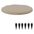 thumbnail image 1 of Hexagonal Plastic Garden Stepping Stones - Ground Nails, Easy Install, Durable - for Outdoor Walkways, Lawns & Parks, 1 of 8