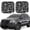 Pasta Bacon, variant on Naloa Pineapples1 2 Piece Foldable Car Sun Shades, Car Windshield Sunshade, Front Window Sunshade for Car, Truck, SUV - Small