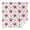 Pioneer Flower Floral-3, variant on Pioneer Flower Floral Print Pattern Square Tablecloth, Waterproof Wipeable Spillproof Washable Table Cover for Home Kitchen Party Decor, 42"x42"