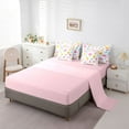 thumbnail image 5 of Castle Fairy Teens Colorful Flowers Bedding Comforter Set,Spring Garden Full Bedding Set, 5 of 8