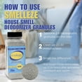thumbnail image 2 of SMELLEZE Natural ROOM/House Odor Eliminator Deodorizer 2 lb Granules, 2 of 6