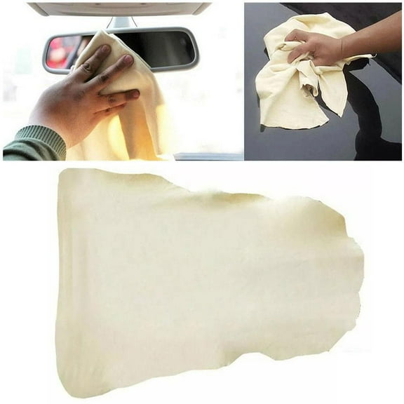 Chamois Leather Car Cleaning Cloth Washing Absorbent Drying Shammy Towel C3
