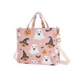 thumbnail image 7 of FORMRS Womens Corduroy Tote Bag Crossbody Shoulder Handbag with Pocket, Pastel Pink Halloween, 7 of 7