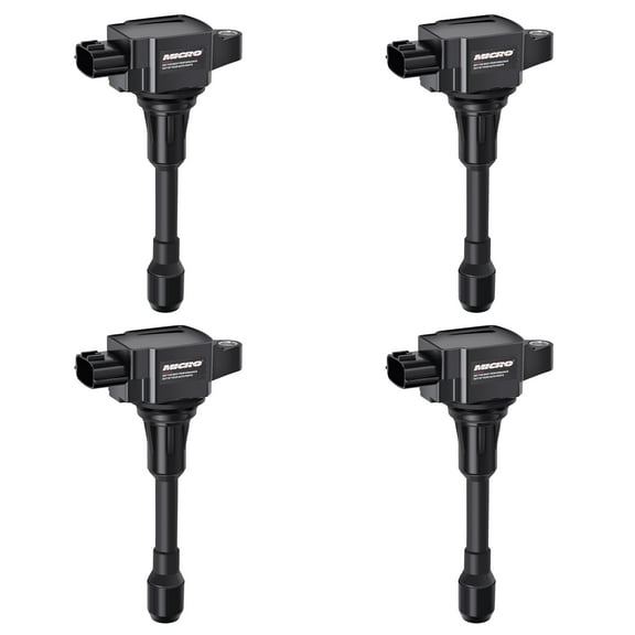 Set of 4 Ignition Coils for Nissan March Altima Infiniti Rogue Sentra 1.6L 2.0L 2.5L L4 UF549 C1696