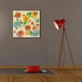 thumbnail image 6 of Epic Graffiti 'Playful Floral Trio III' by Silvia Vassileva, Canvas Wall Art, 26"x26", 6 of 8