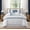 Blue, variant on Nanshing Gabby 7 Piece Bohemian Shabby Chic Comforter Set , Taupe , Queen