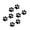 Black, variant on 8PCS Reflective Cats Paws Stickers with Strong Adhesive Backing Water Resistant for Vehicle Truck SUV & Individual Items