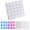 1Pc 2.6mm 52 Pegs White Grid, variant on Vivcore Bead Kits Art Pegboards 1Pc 2.6mm 52 Pegs Blue Grid Crafts for Kids Ages 8 to 12 DIY Educational Activity