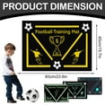 thumbnail image 3 of Area Rugs,Football Footstep Training Non Slip Mat Home Mud Sports Footstep Carpet Indoor Soundproofing Fitness Mat, 3 of 9