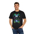 thumbnail image 5 of Classic Dr. Doom Mask With Colorful Lightning Effects Comfort Colors Unisex T-shirt, 5 of 7
