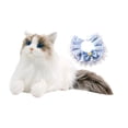 thumbnail image 4 of Muñeco de peluche de gato Ragdoll realista, Animal relleno, muñeco de gato, compañero de simulación, juguete de peluche de gato para niños y niñas, Pañuelo, 4 of 8